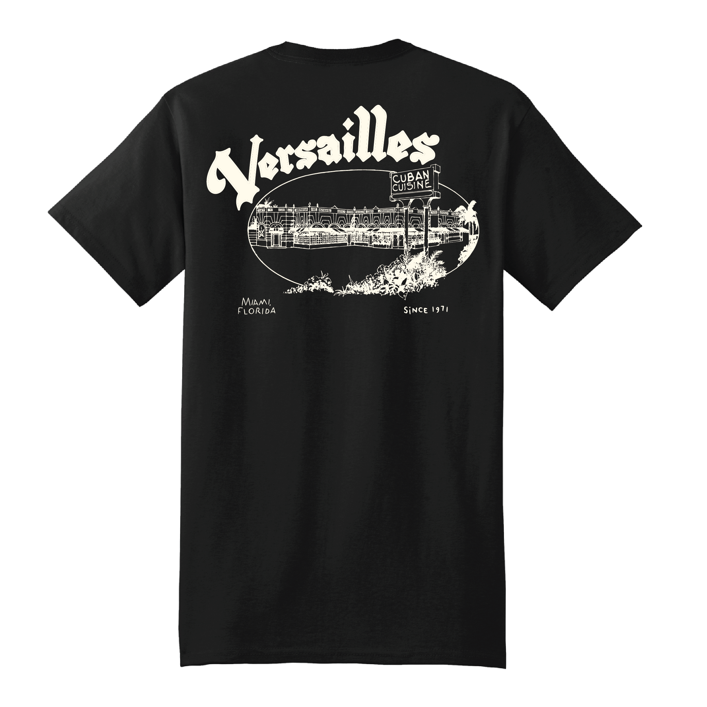 Versailles Restaurant Black Tee